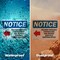 Signmission Delivery Entrance Contractors Sign, Vinyl Decal, 10in W x 7in L, 2PK OS-2PACK-NS-D-710-L-10966 - alternate 3